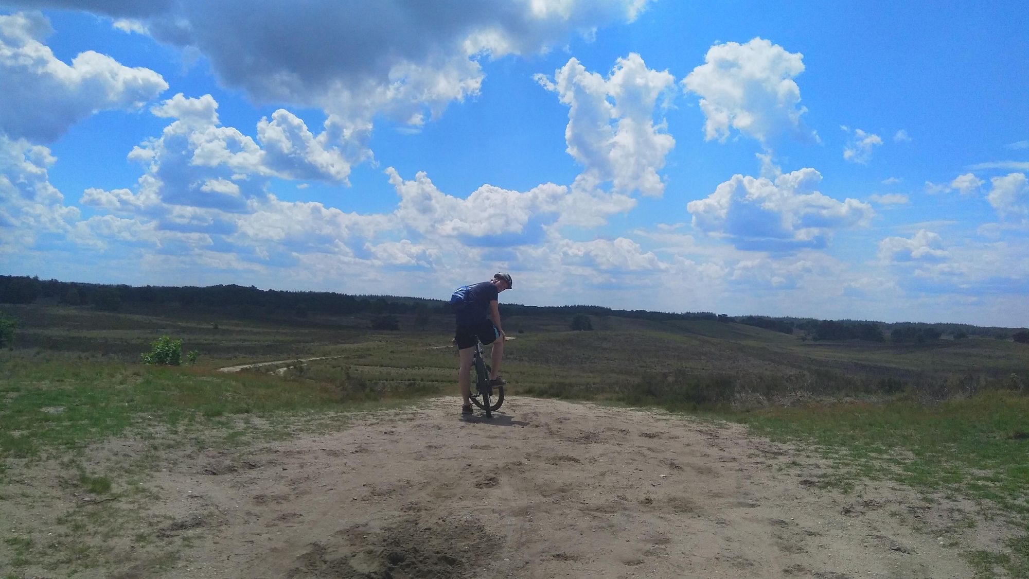 Mountainbiken op de veluwe